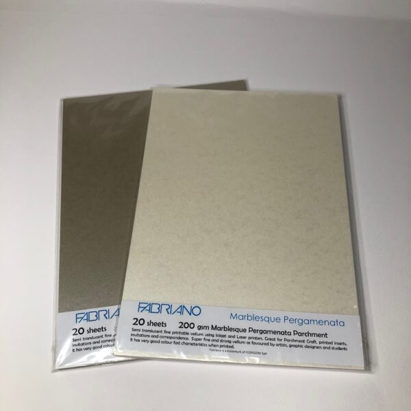Marblesque Parchment Card