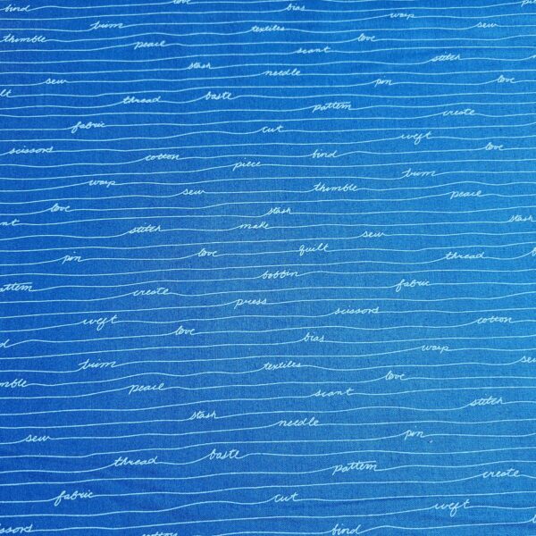 Makower - Sea Longhand- Scrawl - M118