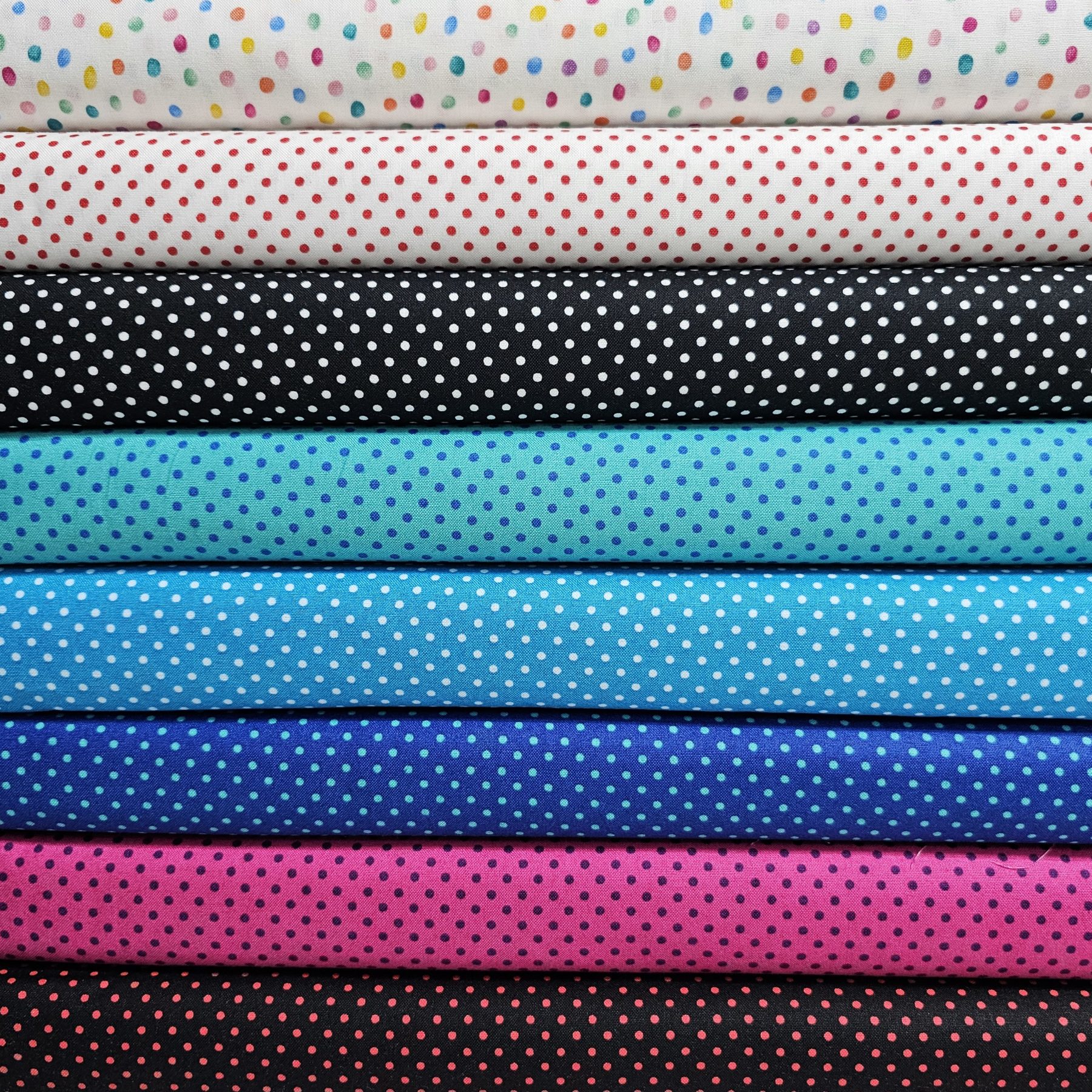 Makower - Spot White On Blue - M125