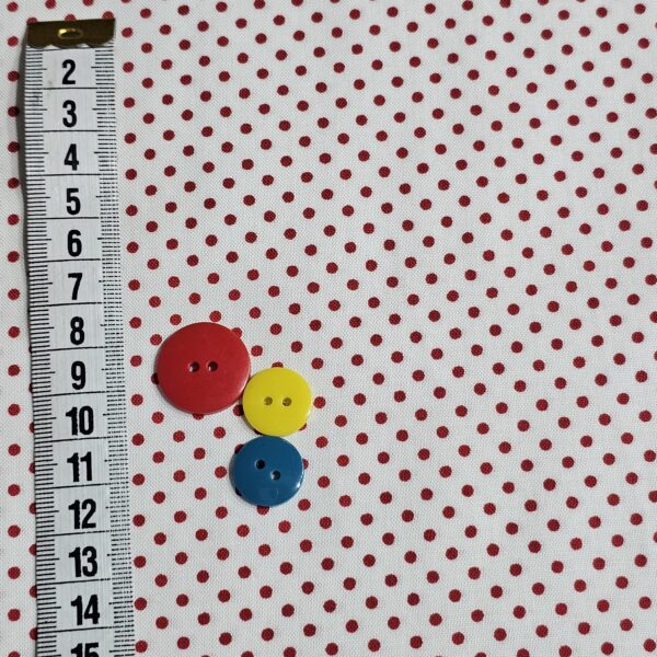 Makower - Spot Red On White - M126