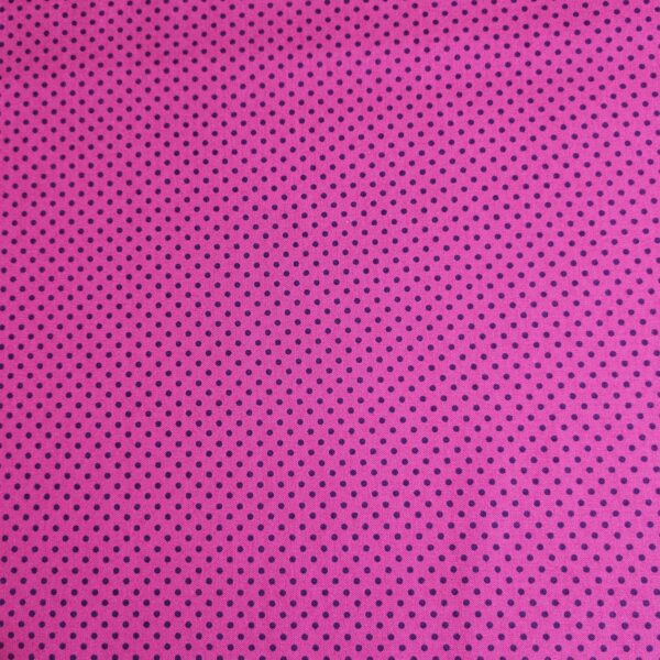 Makower - Spot Purple On Pink - M122