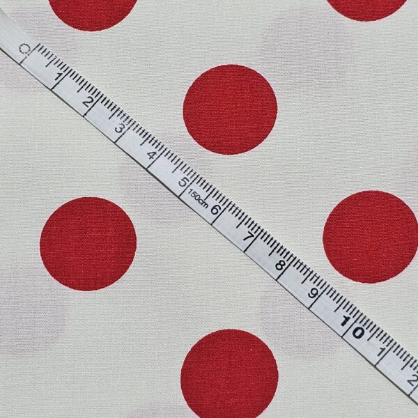 Sevenberry - White with red dots S0053