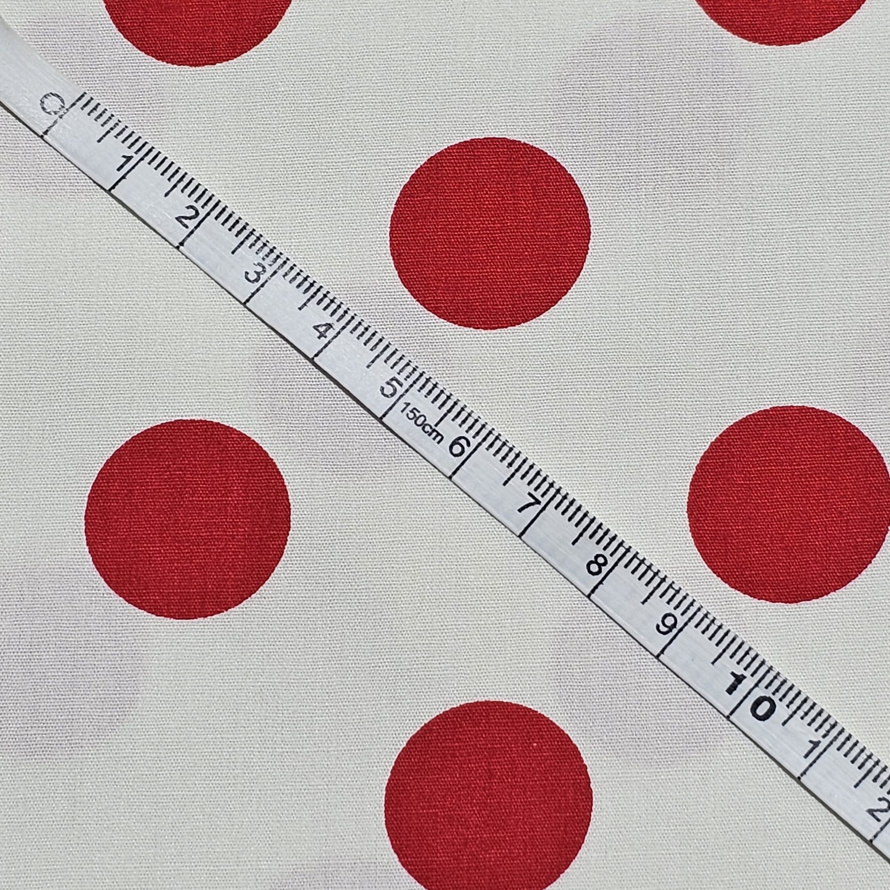Sevenberry - White with red dots S0053