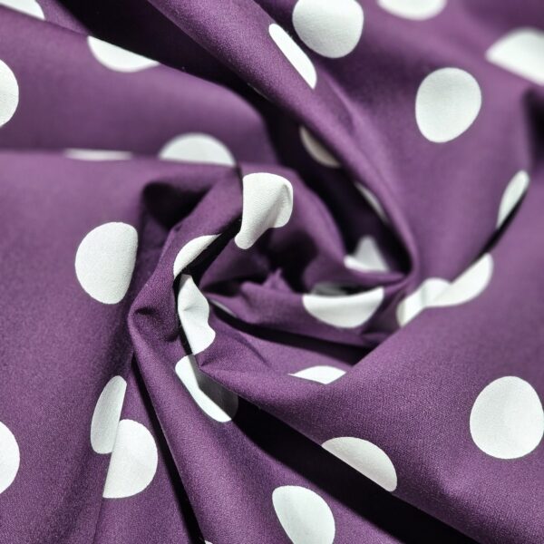 Sevenberry - Purple with white dots S0054