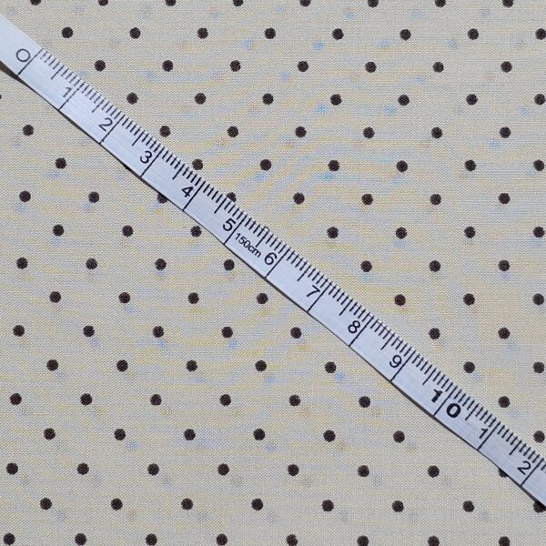 Sevenberry - Beige with Brown dots S0009