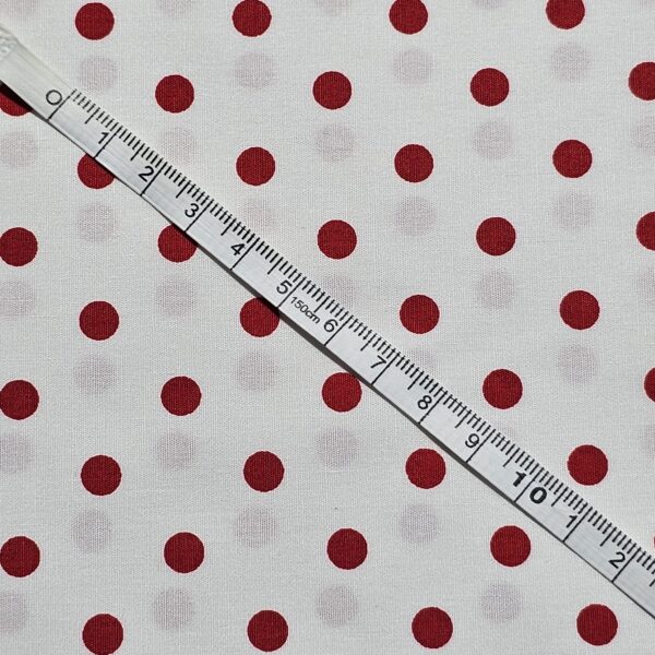 Sevenberry - White with red dots S0027