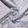 Sevenberry - White with light blue dots S0030