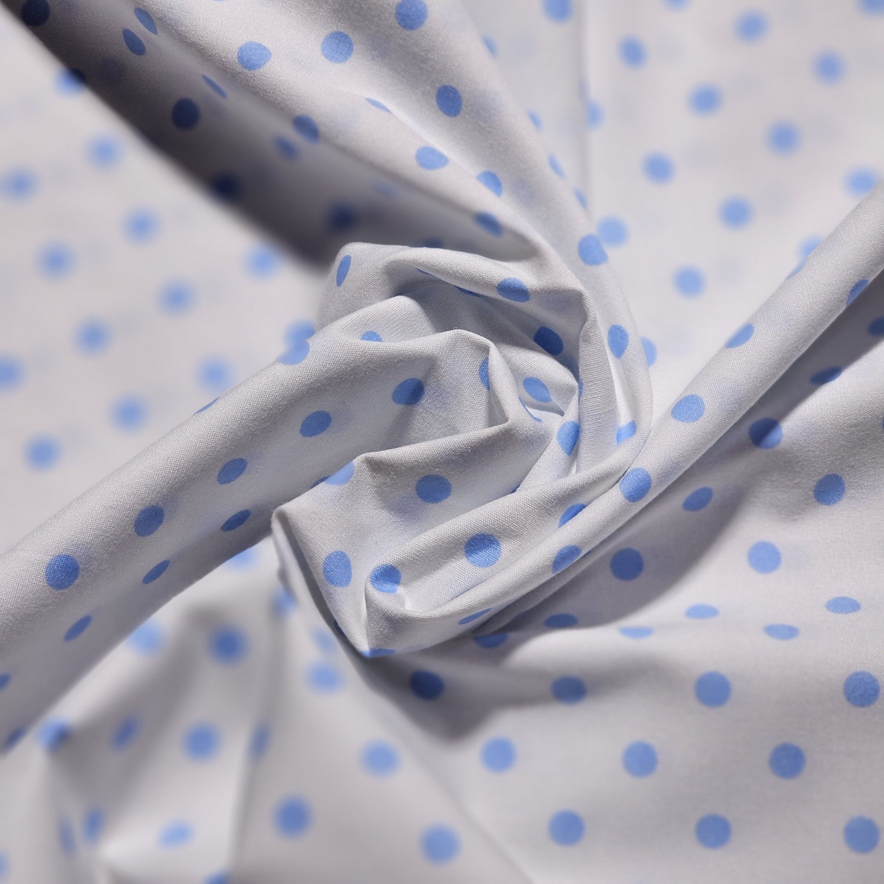 Sevenberry - White with light blue dots S0030