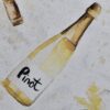 P&B Fabrics - Pop The Cork! - Mercedes Lopez Charro - Licensed by Wild Apple Graphics PB012