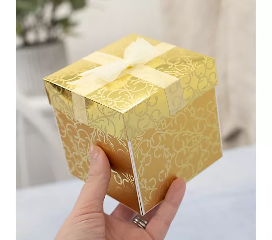 Crafters Companion 12" x 12" Luxury Mirror Card Pad Vibrant Metallics