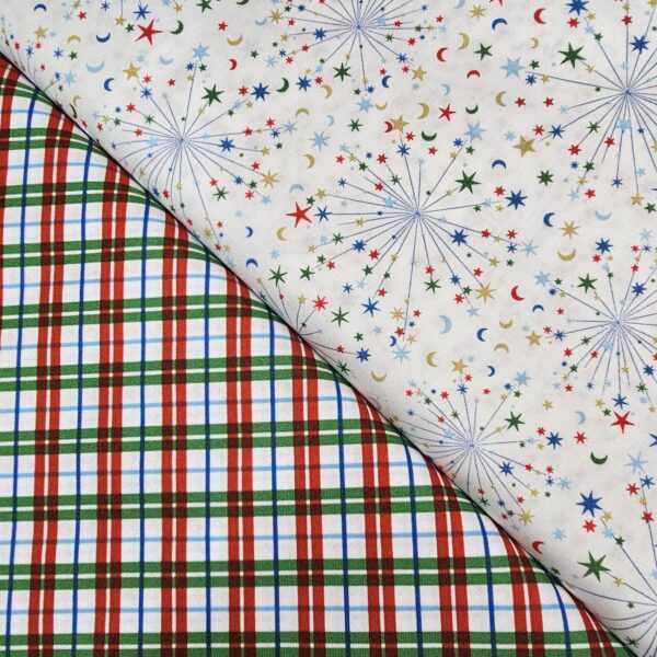 Liberty - Lasenby Cotton - Deck The Halls - In Check -  L275