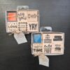 Crafter's Companion Violet Studio - Wooden Stamp Set 12pc