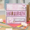 Crafters Companion - Stamp & Die Set - My Friend, You’re The Best