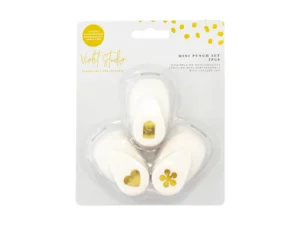 Violet Studio Mini Punch Set of 3 - Heart, Tag and Flower