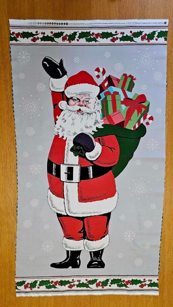 2 Fabric Panel - HO HO HO - Panel 73
