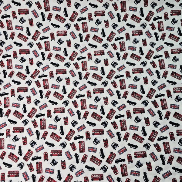 Makower - London Bus Scatter - M159