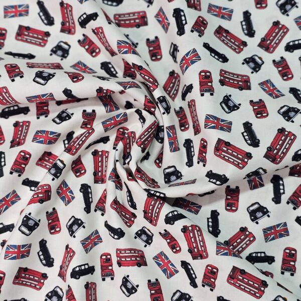 Makower - London Bus Scatter - M159