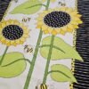 Fabric Panel - Pollinator Sunflower And Bees - Panel 54