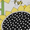 Fabric Panel - Pollinator Sunflower And Bees - Panel 54