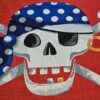 33 Fabric Panel - Pirate Skull and Crossbones - Panel 34