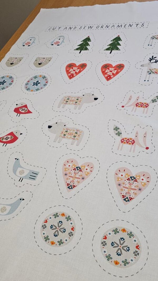Fabric Panel - Winter Folk by Sally Payne - Panel 79