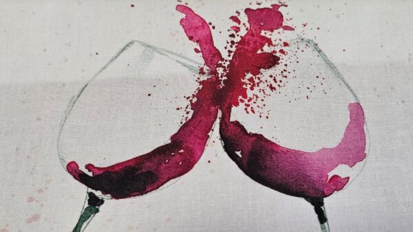 Fabric Panel - Pop The Cork! - Panel 66