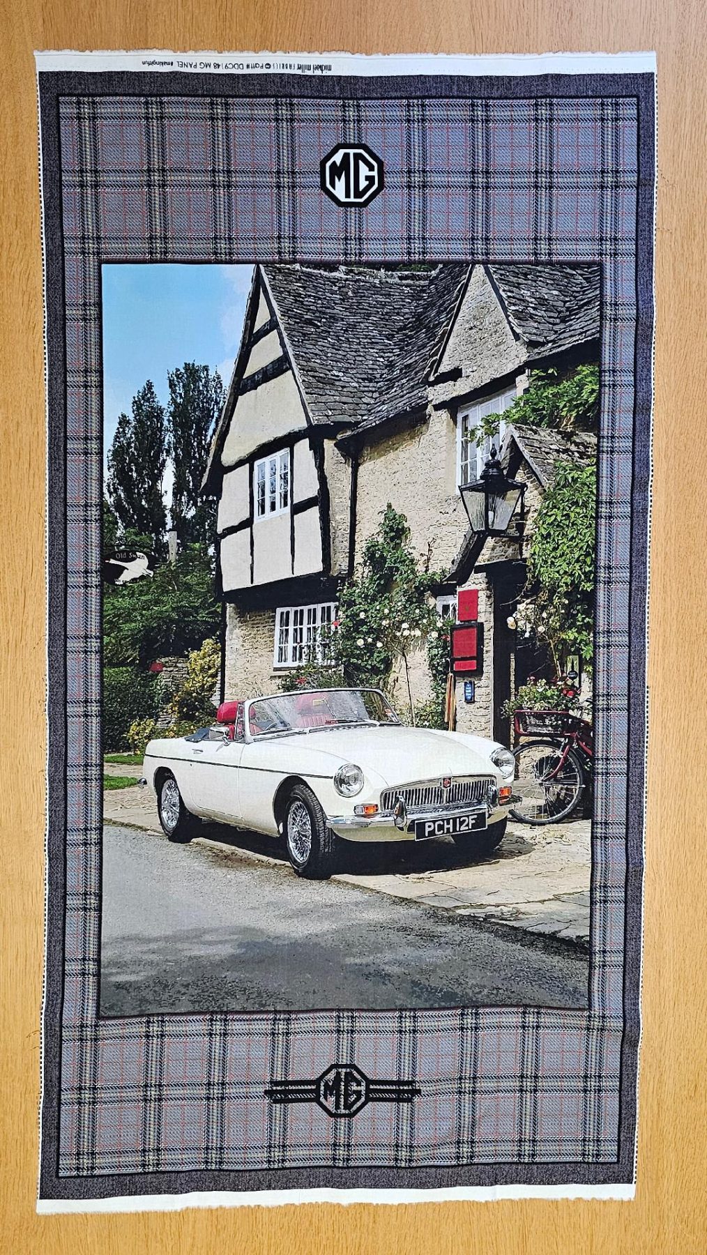 Fabric Panel - MG British Motor Car - Panel 9