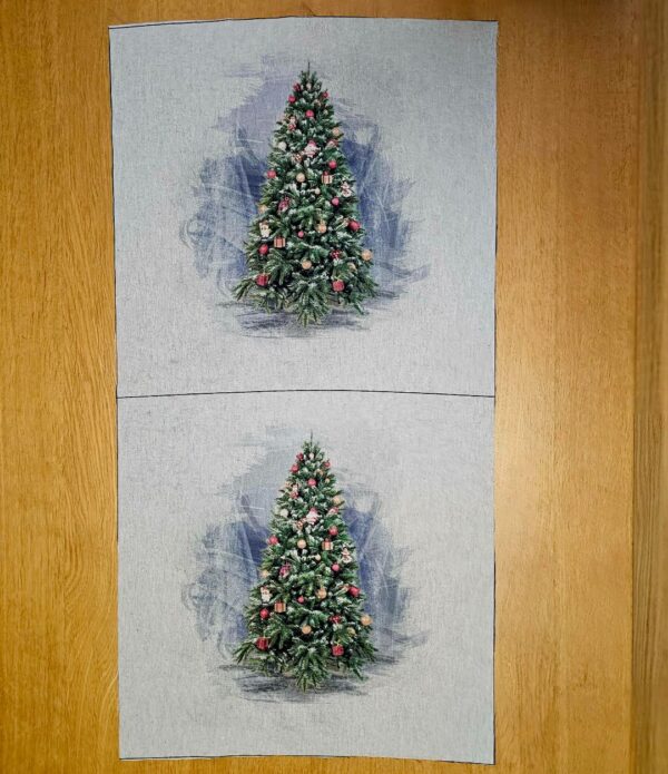 Fabric Panel - Christmas Tree Design - Panel 12