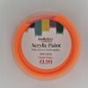 02 Orange Hunkydory - Artist Acrylic Paint - Neon - Orange - 02
