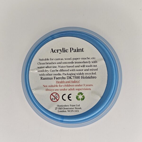 08 Light Blu Hunkydory - Artist Acrylic Paint - Metallic - Light Blue - 08