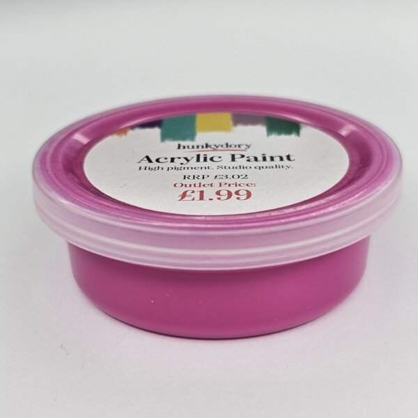 Hunkydory - Artist Acrylic Paint - Matt - Pink - 08