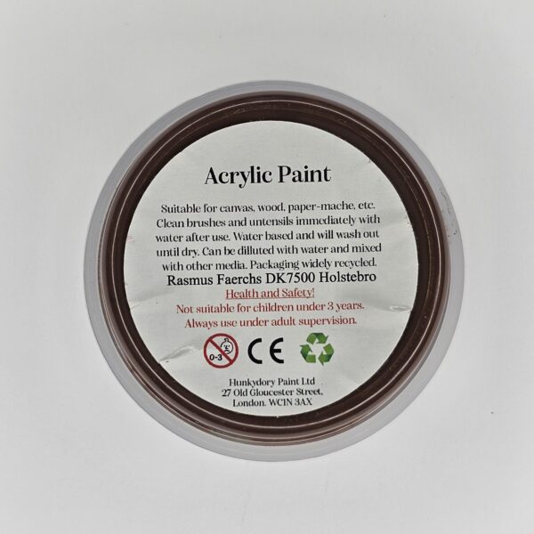 Hunkydory - Artist Acrylic Paint - Matt - Brown - 14