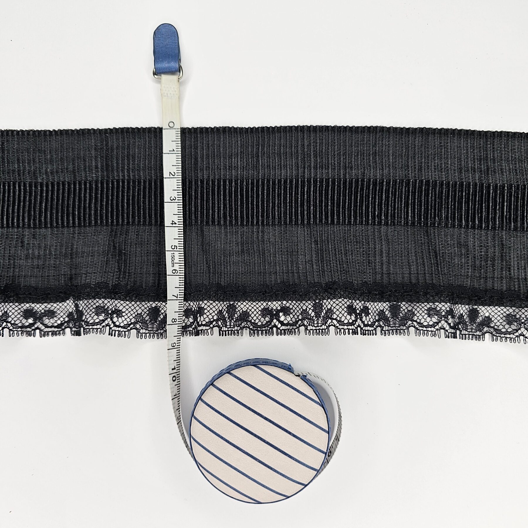Black Elasticated Large Trimmings - 3 metres - TP3022