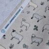 Panama 100% Cotton Fabric - Emma Lawrence Designs - Sheep - CC259