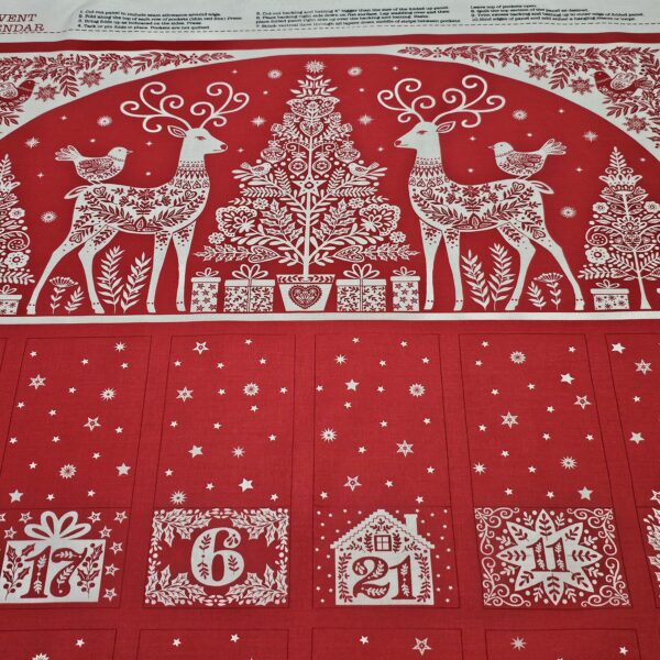 20260228_083154 Fabric Panel - Scandi Christmas Advent Calendar - Panel 7