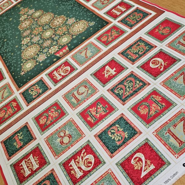 20260228_093524 Fabric Panel - Good Tidings Christmas Advent Calendar - Panel 2