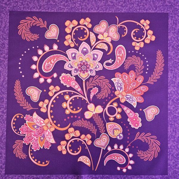 Fabric Panel - Andover by Sarah Maxwell Fantasy Garden - Panel 22