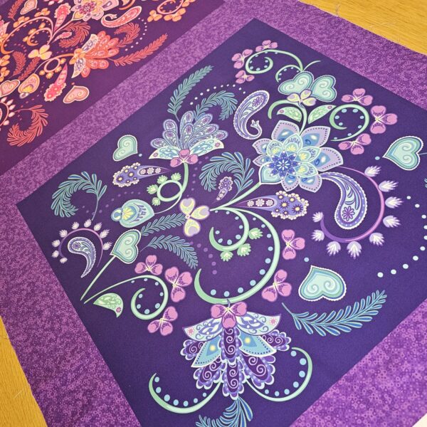 Fabric Panel - Andover by Sarah Maxwell Fantasy Garden - Panel 22