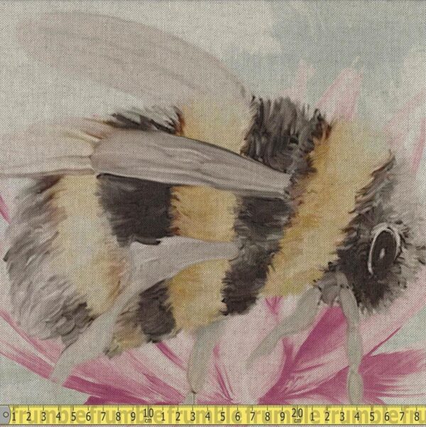 Fabric Panel - Bee and Flower - Panel 26